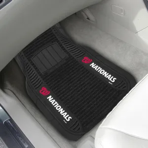 Fanmats Washington Nationals 2 Piece Deluxe Car Mat Set