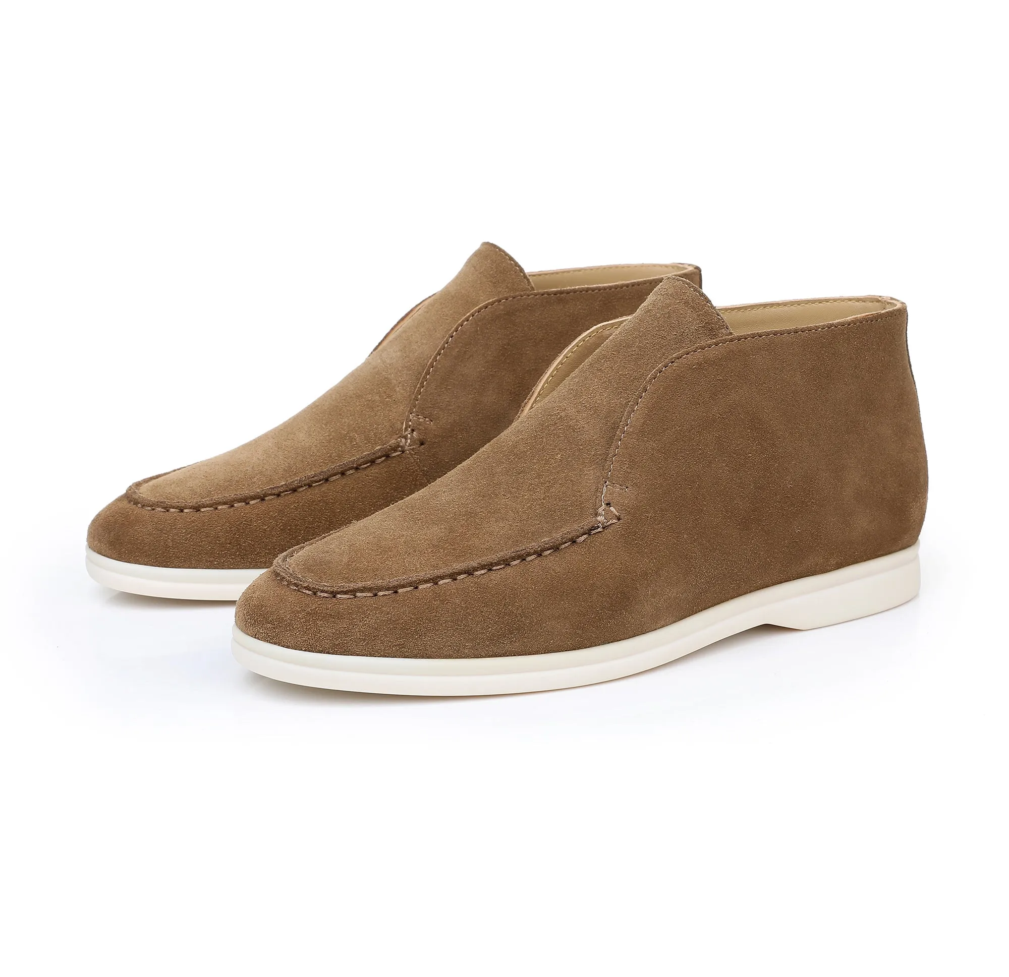 GANGNAM City High Suede Loafers