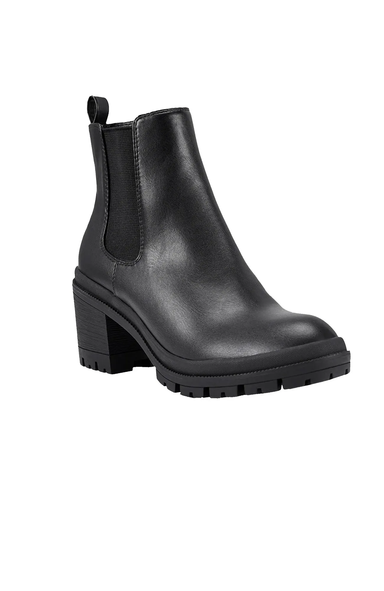 Georgia Chunky Combat Boot Black