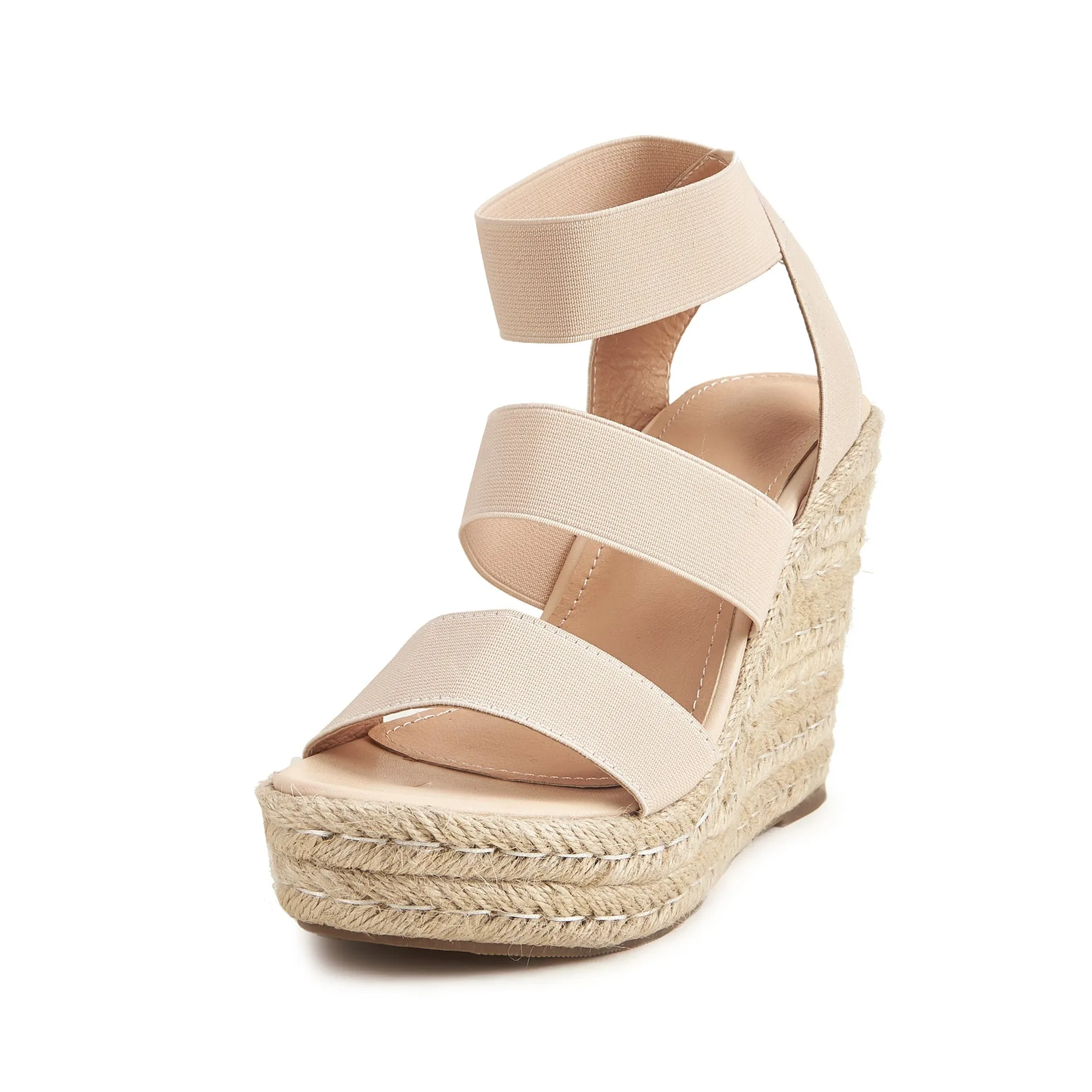 Hemp Rope Bottom  Wedge Heel Platform