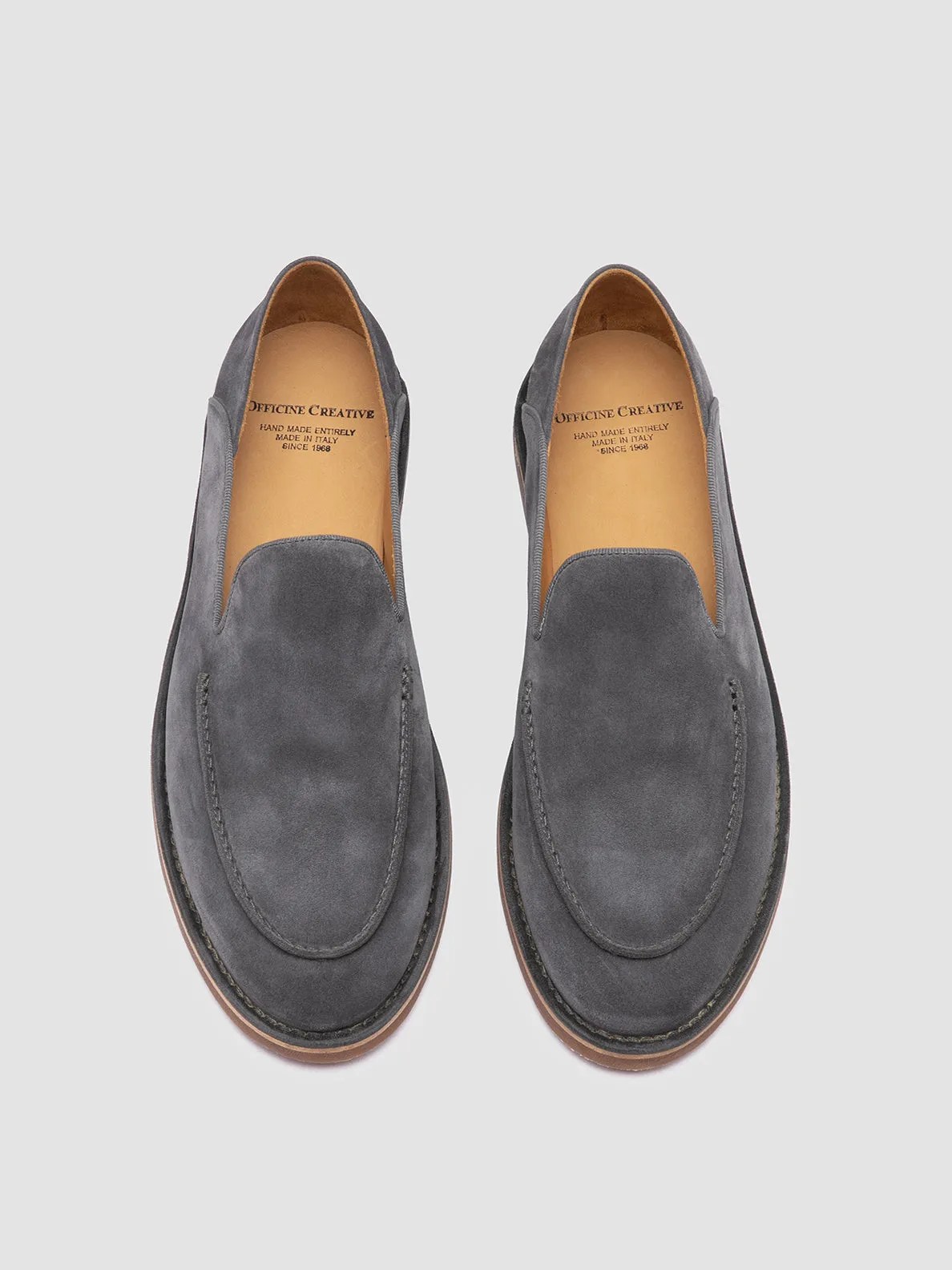 KENT 007 - Blue Suede Loafers