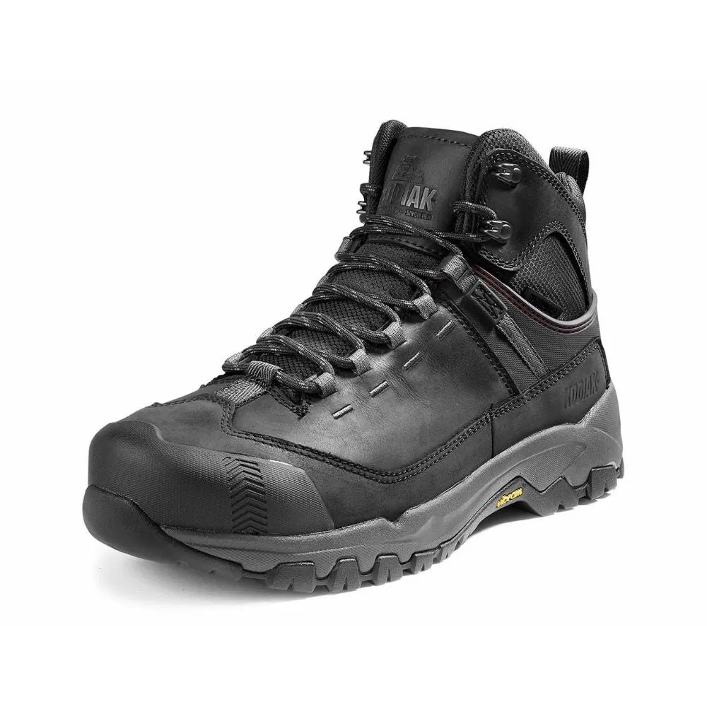 Kodiak Quest Bound Mid Men's 6 Inch Waterproof Composite Toe Work Boot KD0A4TELBLK - Black