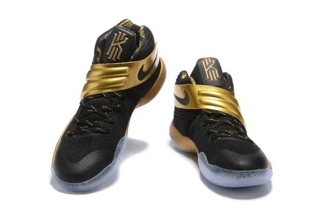 Kyrie 2 Black Gold Men's Basketball Sneakers