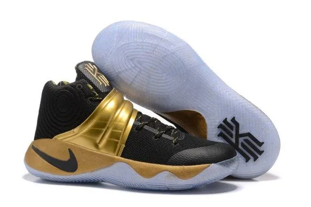 Kyrie 2 Black Gold Men's Basketball Sneakers