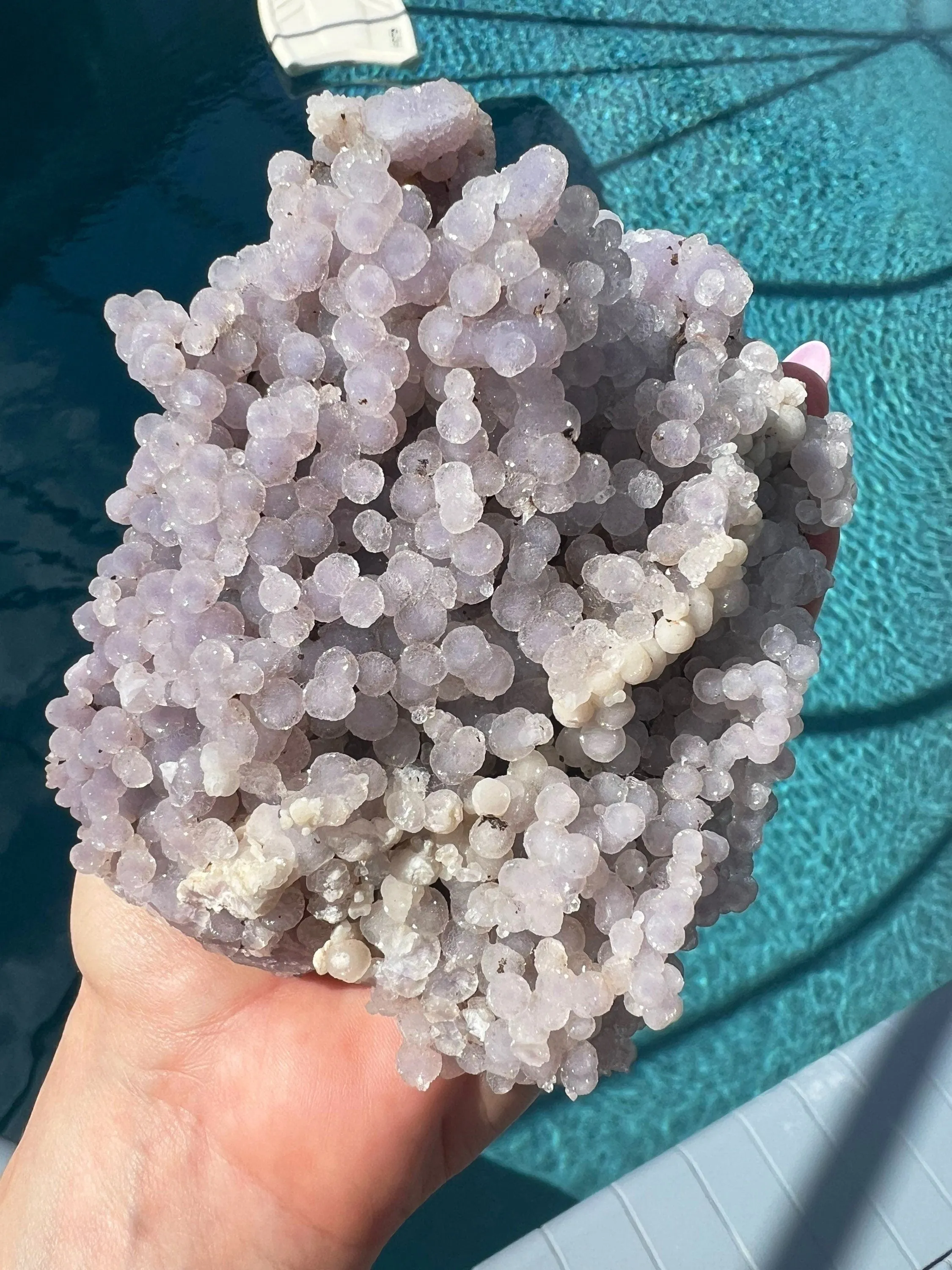 Light purple grape agate. 1 pound 15oz