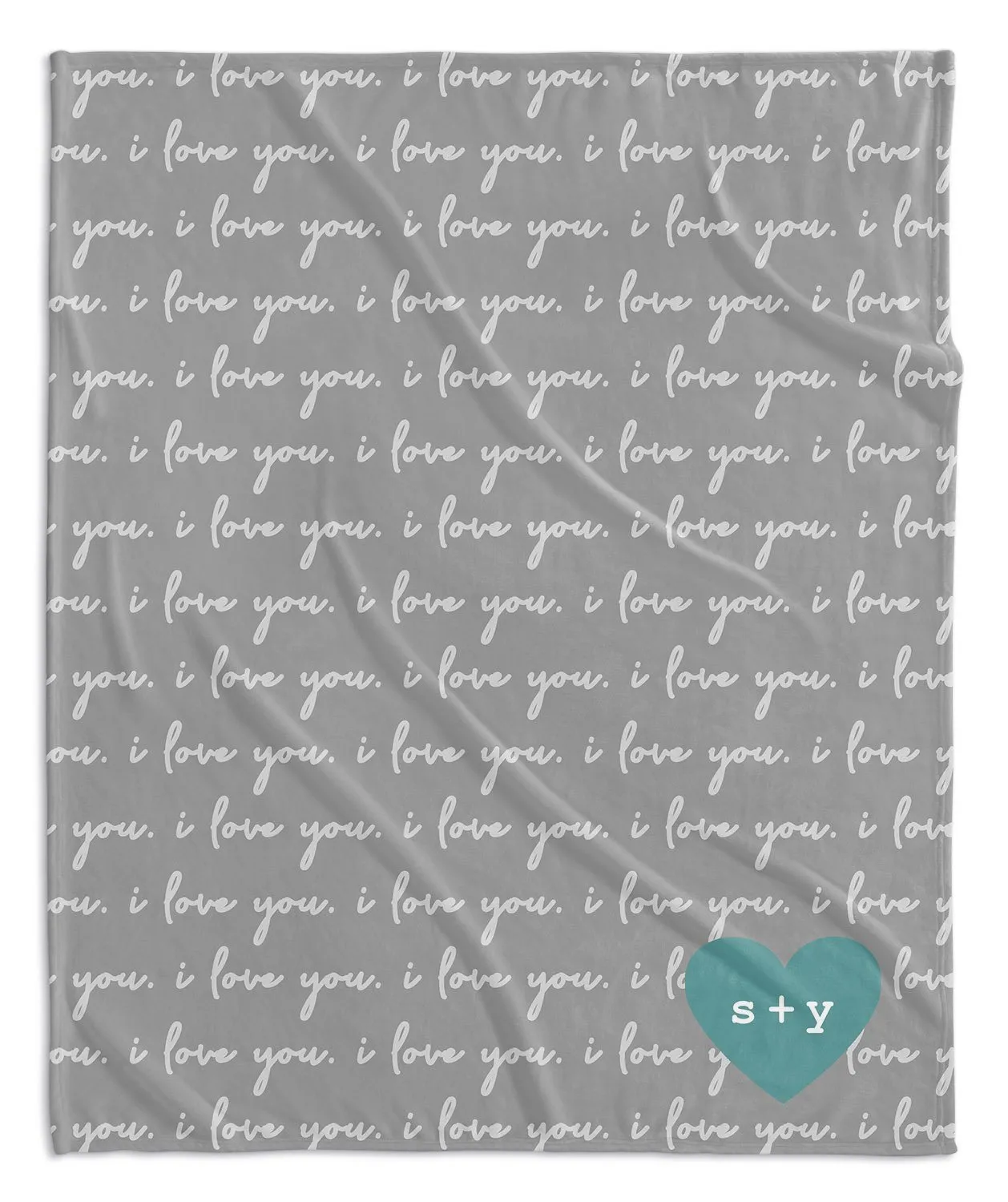 LOVE LETTERS PERSONALIZED BLANKET