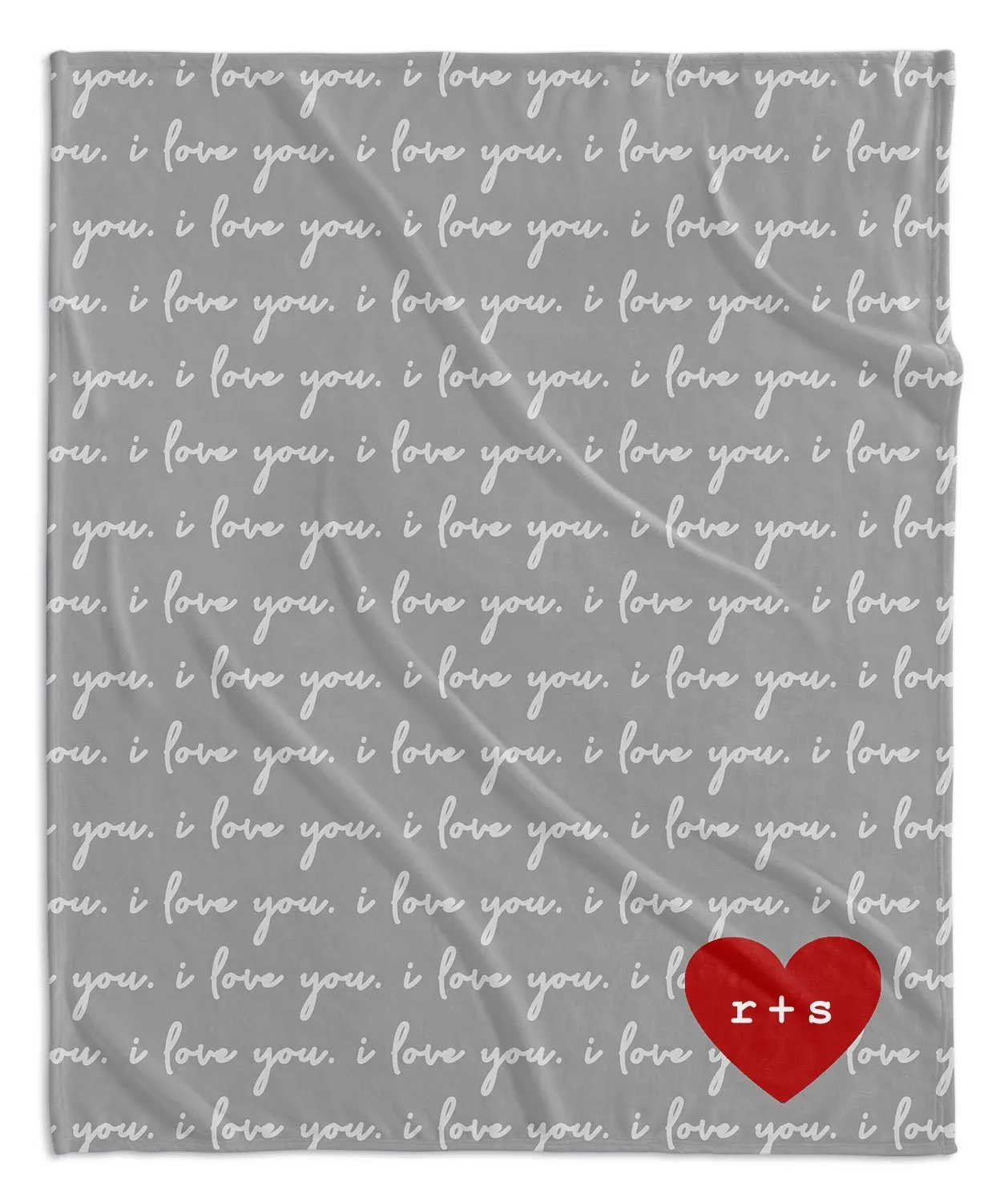 LOVE LETTERS PERSONALIZED BLANKET