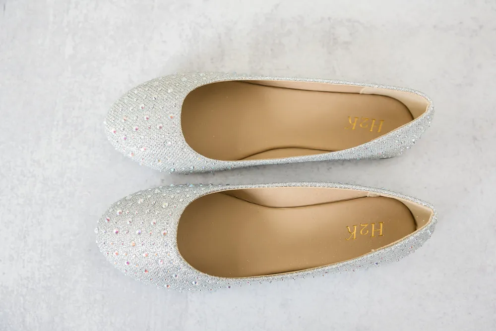 Magic Ballet Flats in Silver