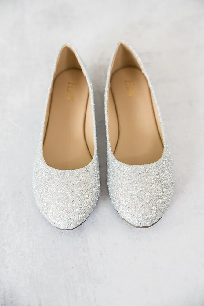 Magic Ballet Flats in Silver