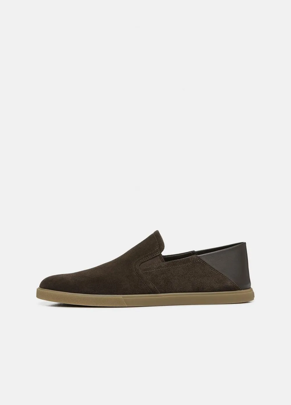 Men's Sanders Suede Slip On - Espresso