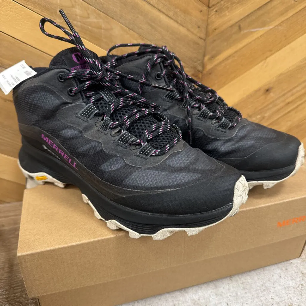 Merrell - Women's Moab Speed Mid GTX - MSRP $219: Black -women-6.5