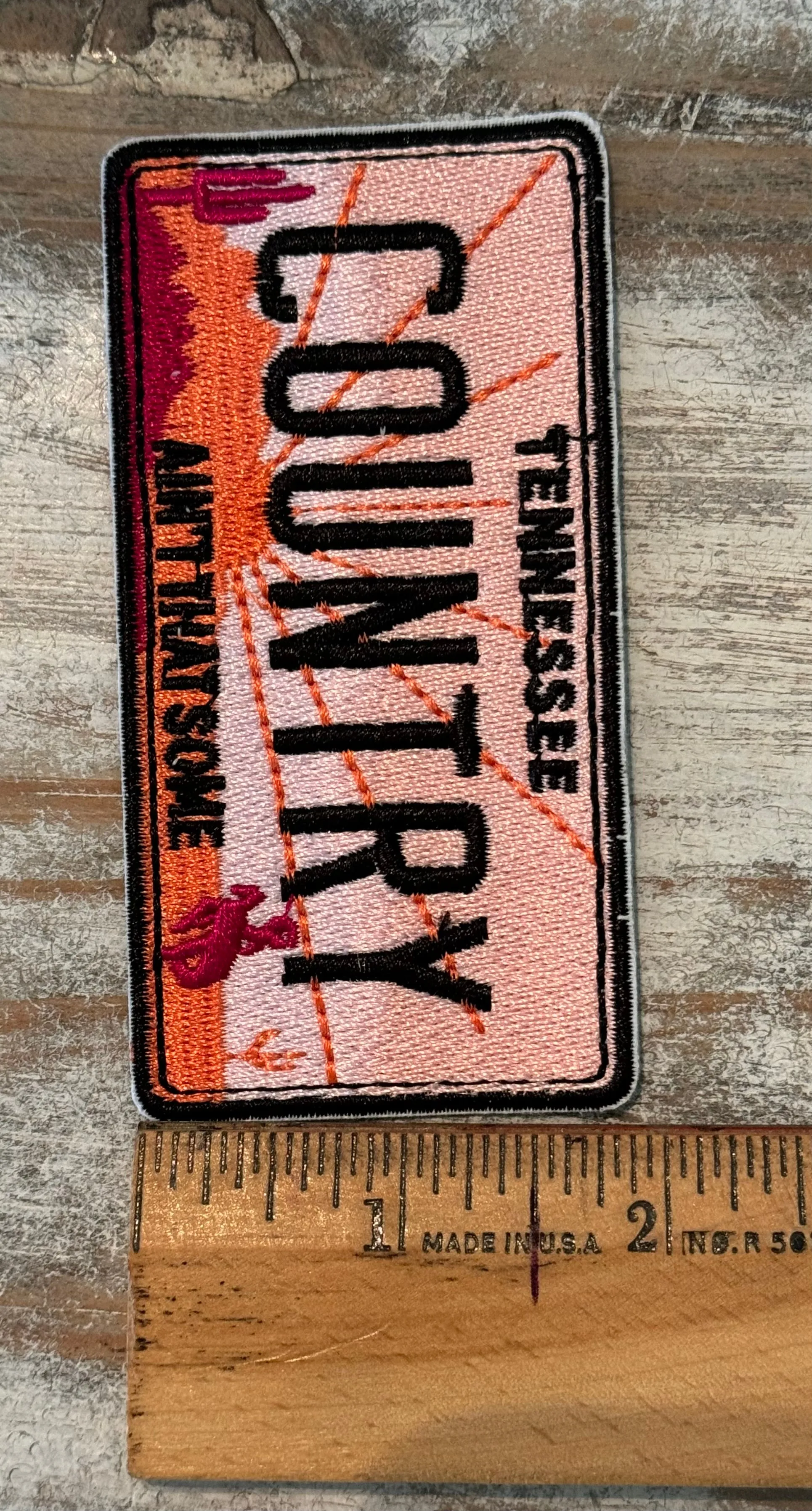 Nashville Iron On Patch