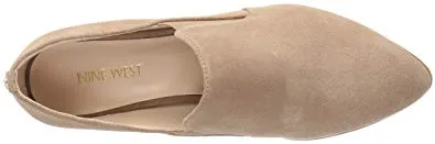 Nine West Lightning Suede Slip-on Loafer, Natural (Women)