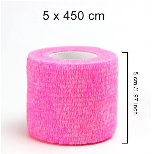 Non-Woven Elastic Fabric Self Adhesive Fitness, Knee Elbow Injury Support Bandage