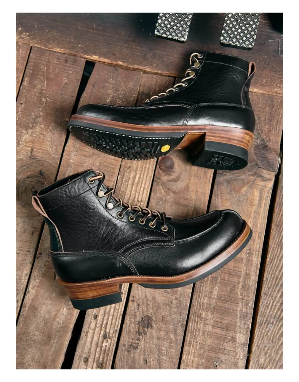 Norwegian Toe Logger Boots Bison