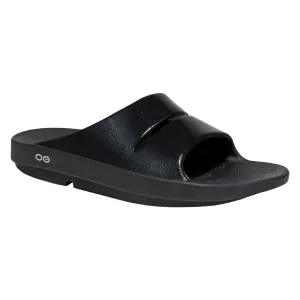 'OOFOS' Women's OOahh Luxe Slide - Black