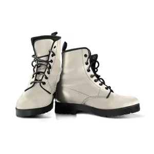 Pearl  Memory Foam Boots | All Season Lace Up Boots | Vegan Leather Combat Boot by Manifestie