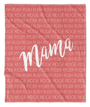 PERSONALIZED BLANKETS FOR MOM & KIDS