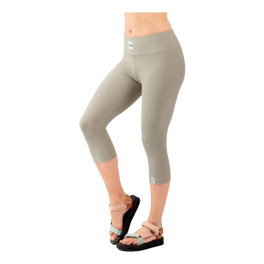 POCKET RIB 3/4 TIGHTS - WOMEN'S BASE LAYER BOTTOMS