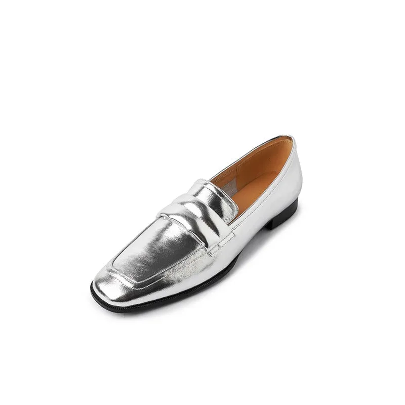 Pre Order:  Cowhide Deep Cut Loafers