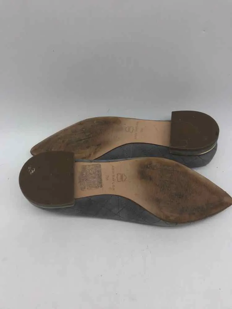 Pre-Owned Ann Taylor Grey Size 7 Ballet Flats