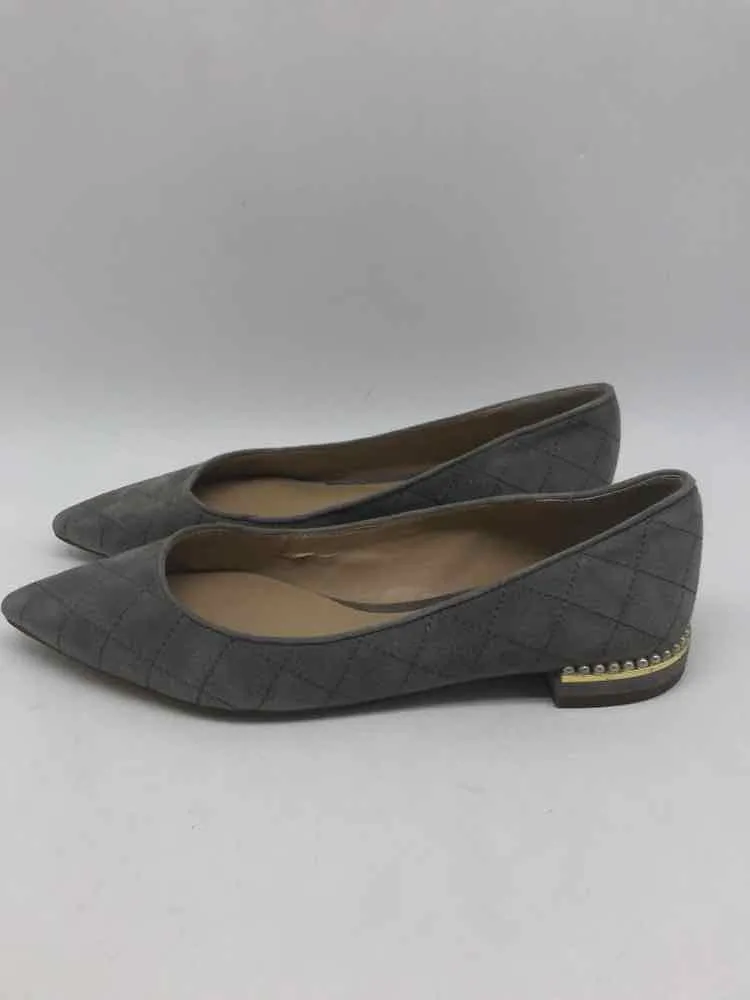 Pre-Owned Ann Taylor Grey Size 7 Ballet Flats