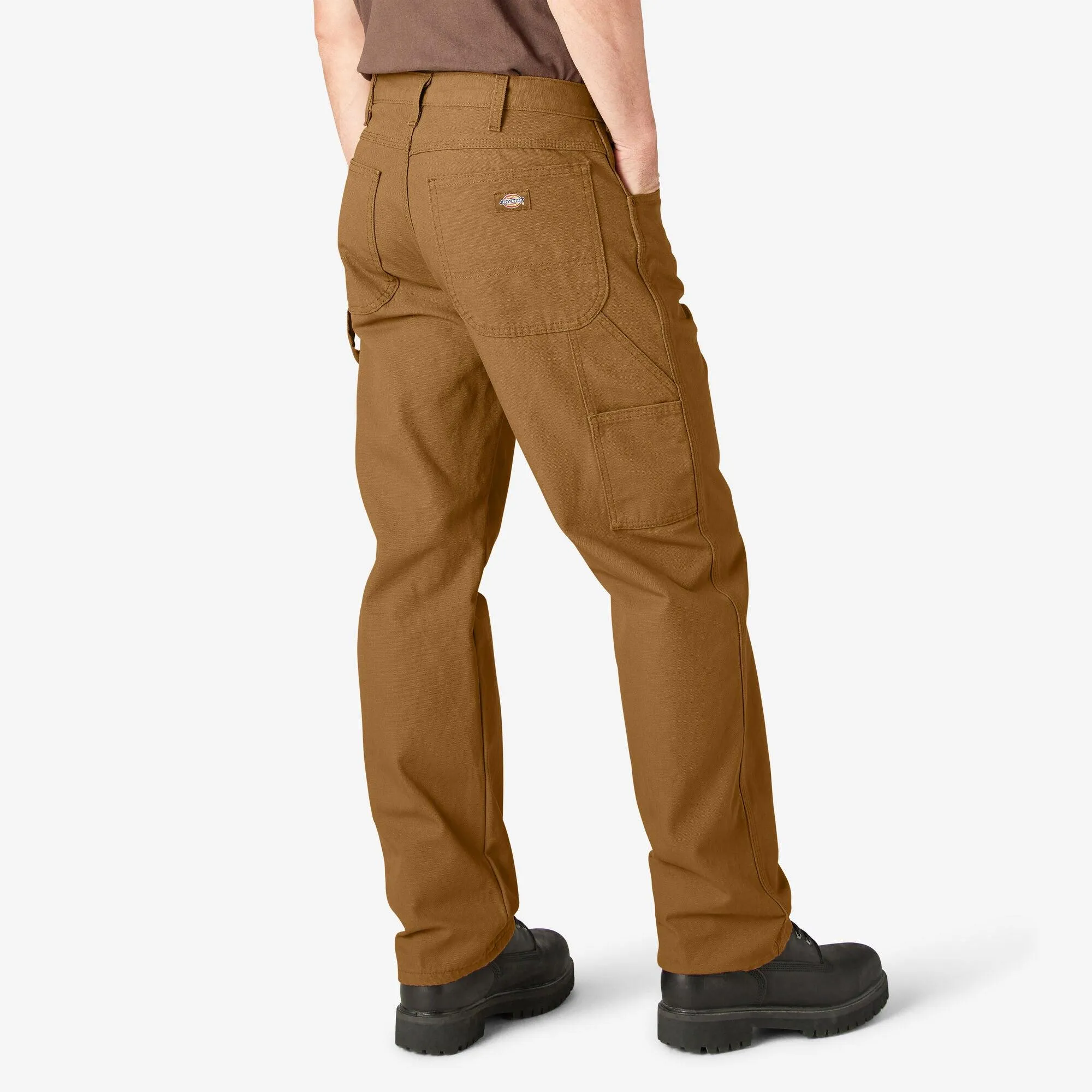 Relaxed Fit Heavyweight Duck Carpenter Pants, Brown Duck