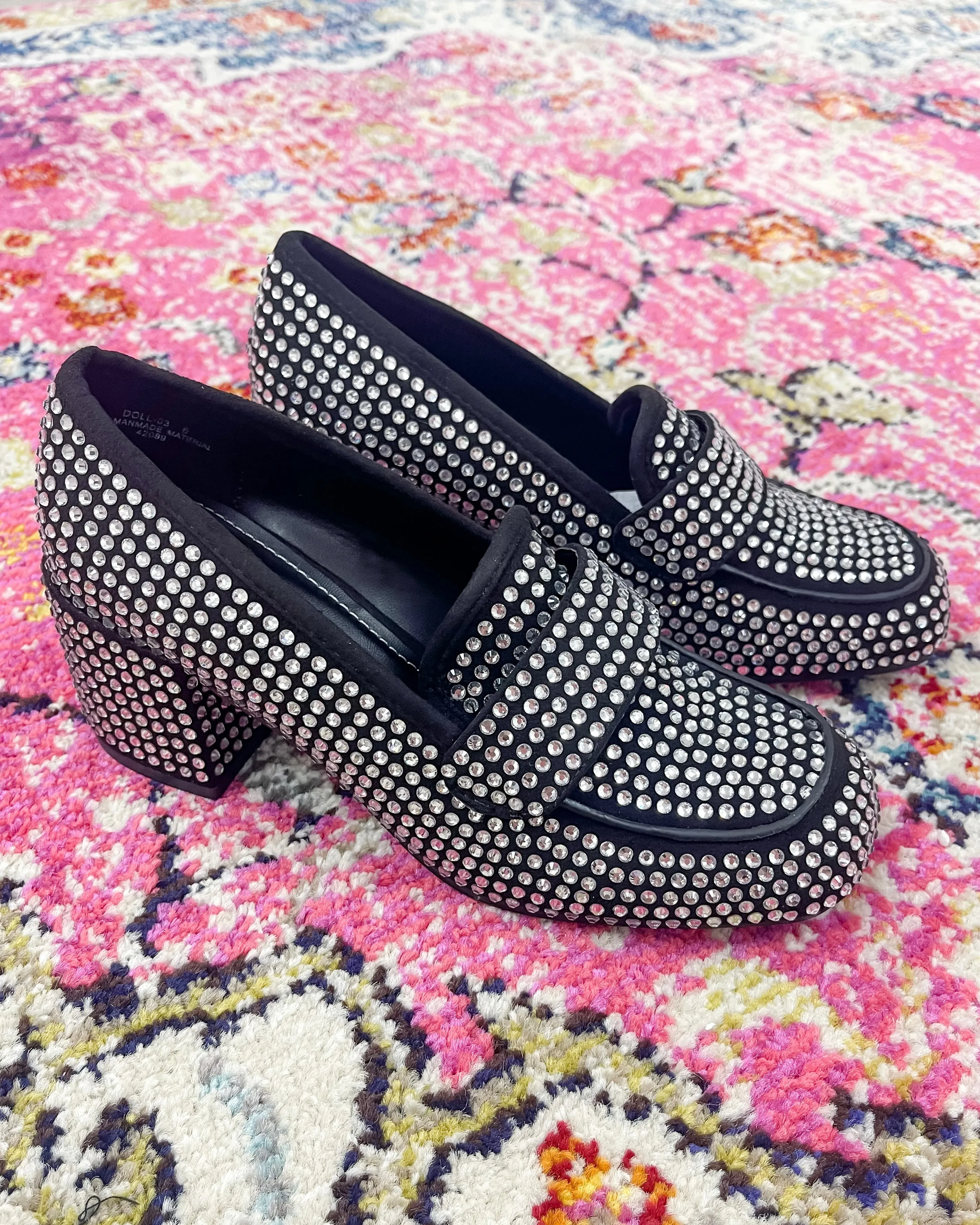 Rhinestone Loafers