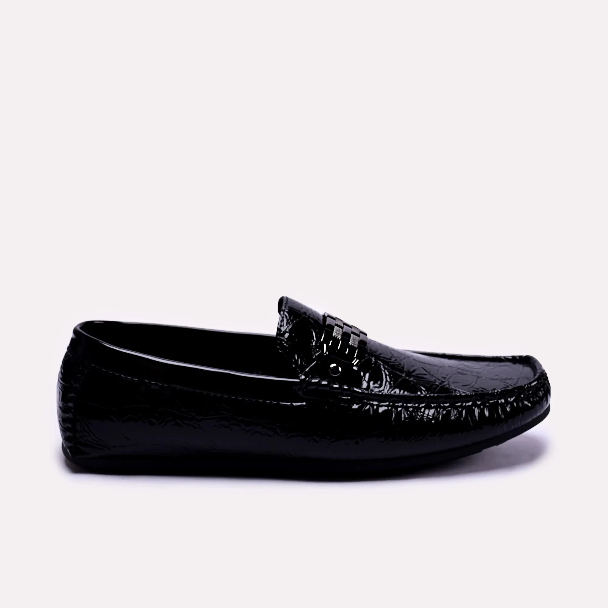 Sean Brown Embossed Loafers 0130792