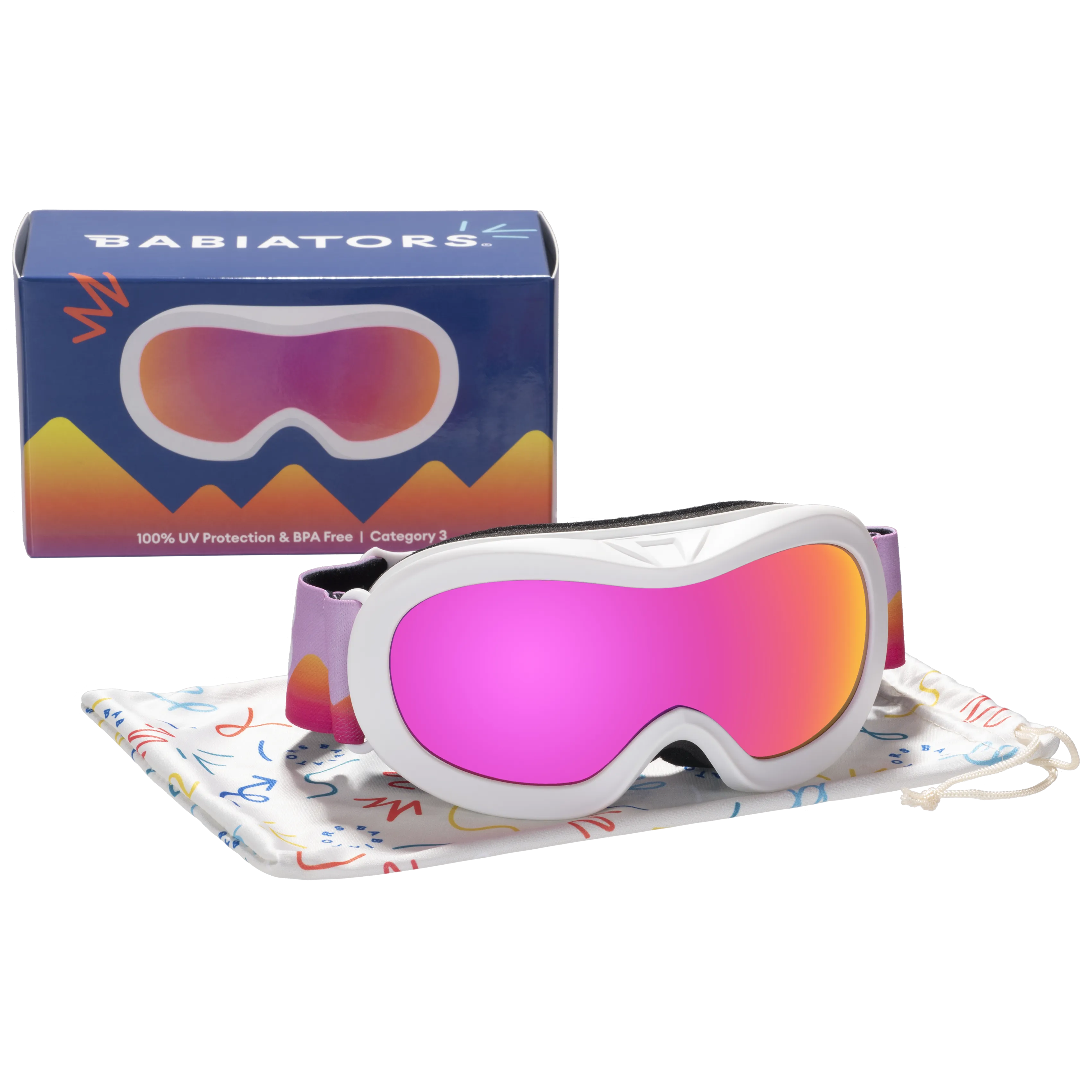 Ski Goggles -  Fuschia Ski Goggles