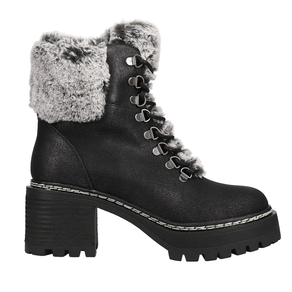 Tiler Platform Round Toe Boots