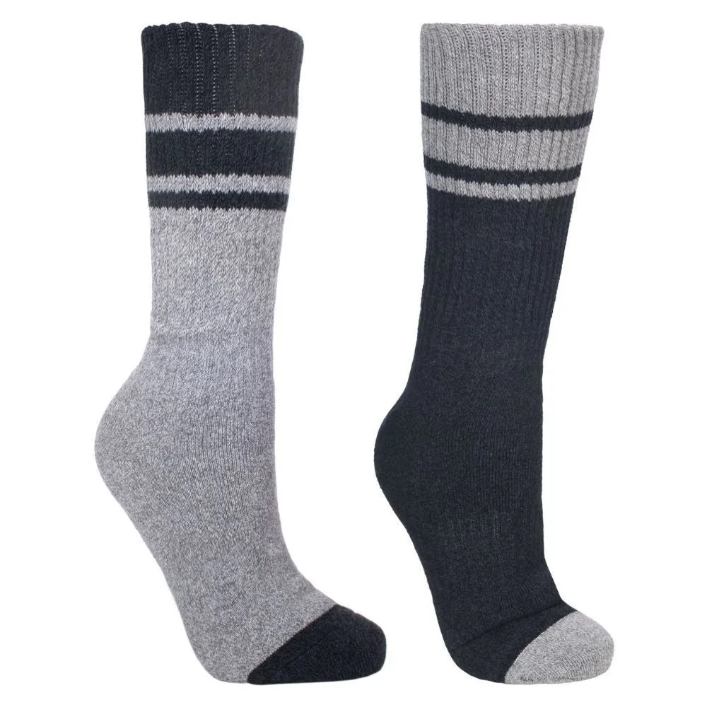 Trespass Trespass Hitched Anti Blister Twinpack Socks