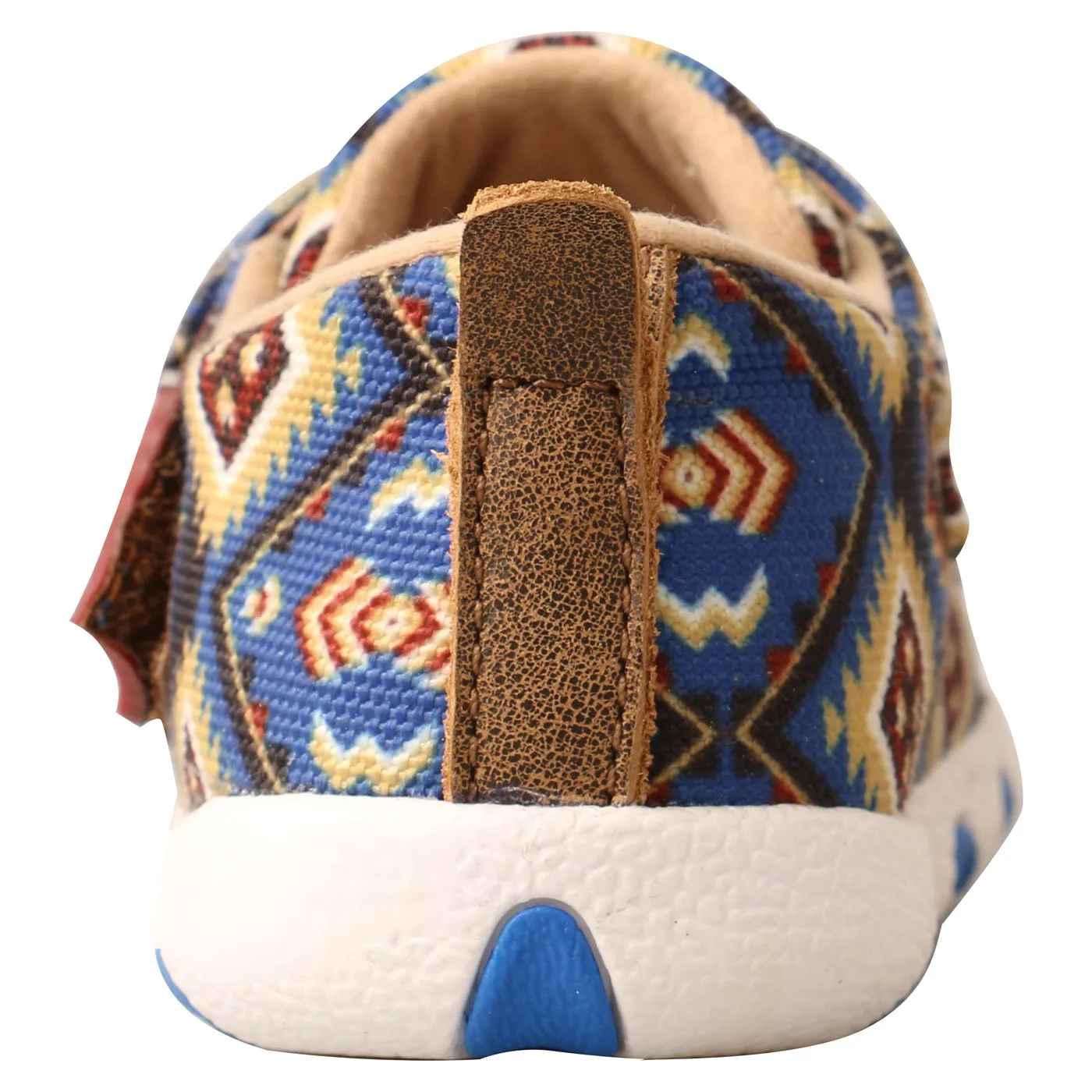 Twisted X Infant & Toddler Blue Aztec Driving Moc