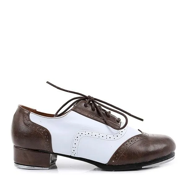 Unisex Real Leather Tap Dance Shoes