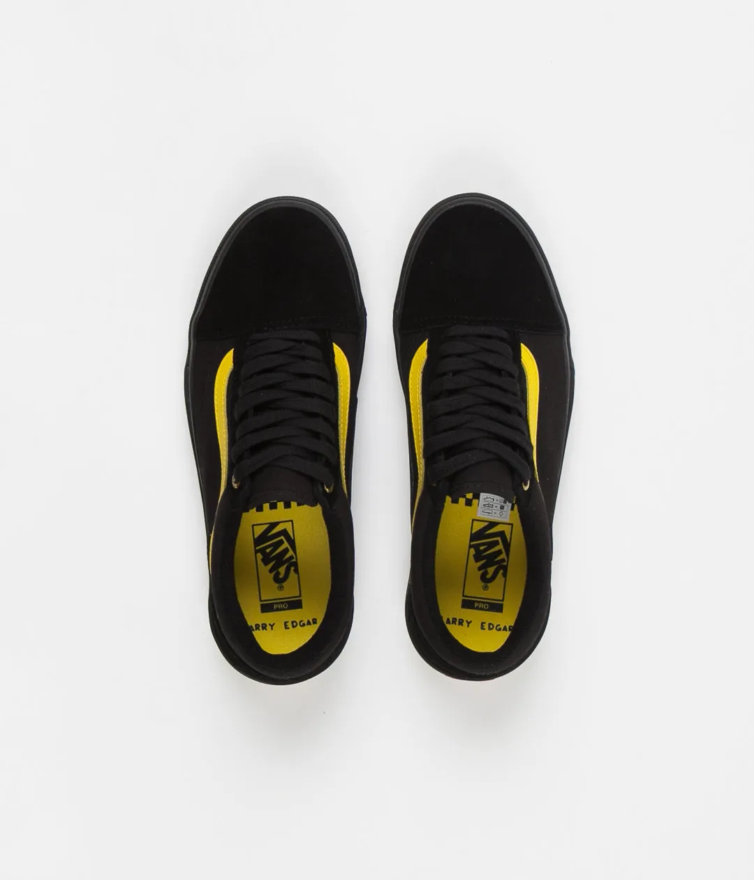 Vans Old Skool Pro BMX Shoes - (Larry Edgar) Black / Yellow