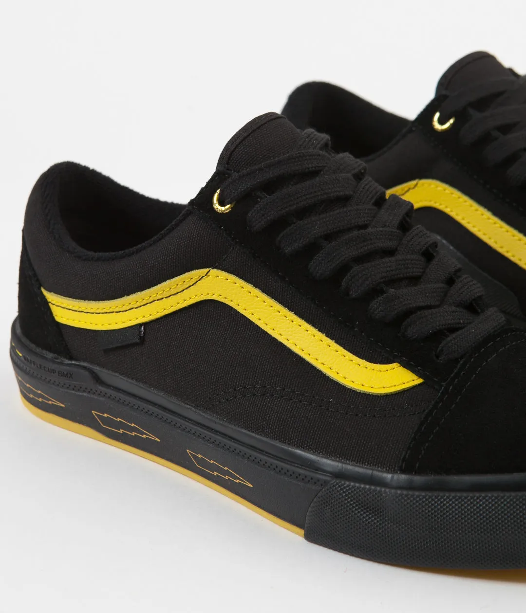 Vans Old Skool Pro BMX Shoes - (Larry Edgar) Black / Yellow