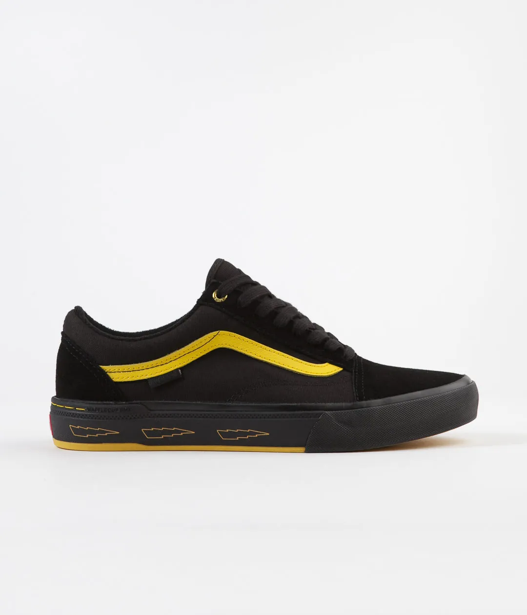 Vans Old Skool Pro BMX Shoes - (Larry Edgar) Black / Yellow