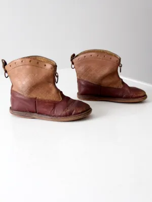 vintage 50s kids western boots