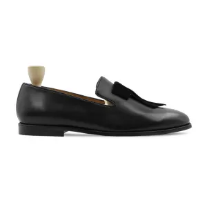 Warren - Men's Black Calf Leather Loafer