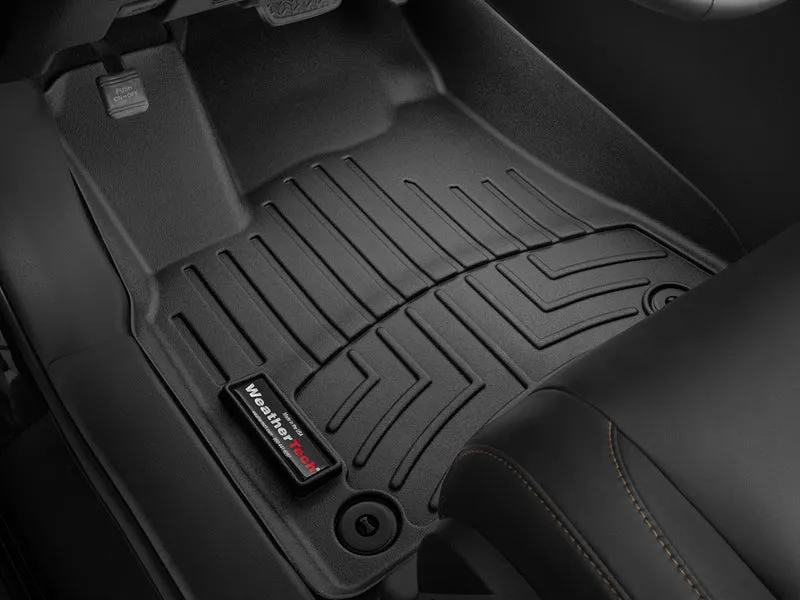 WEATHER TECH Floor Liners in Black, Front (Pair) for 18-up Jeep Wrangler JL & JL Unlimited