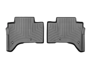 WeatherTech 13  Land Rover Range Rover Rear FloorLiner-Blk (Standard Wheelbase Model w/2nd Row Cons)