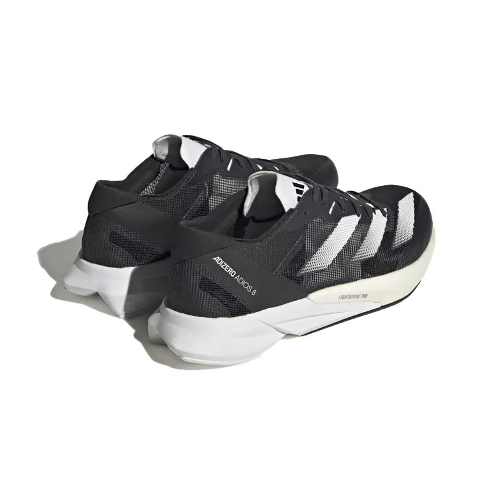 Women's Adizero Adios 8 Running Shoe - Carbon/FTWR White/Core Black - Regular (B)