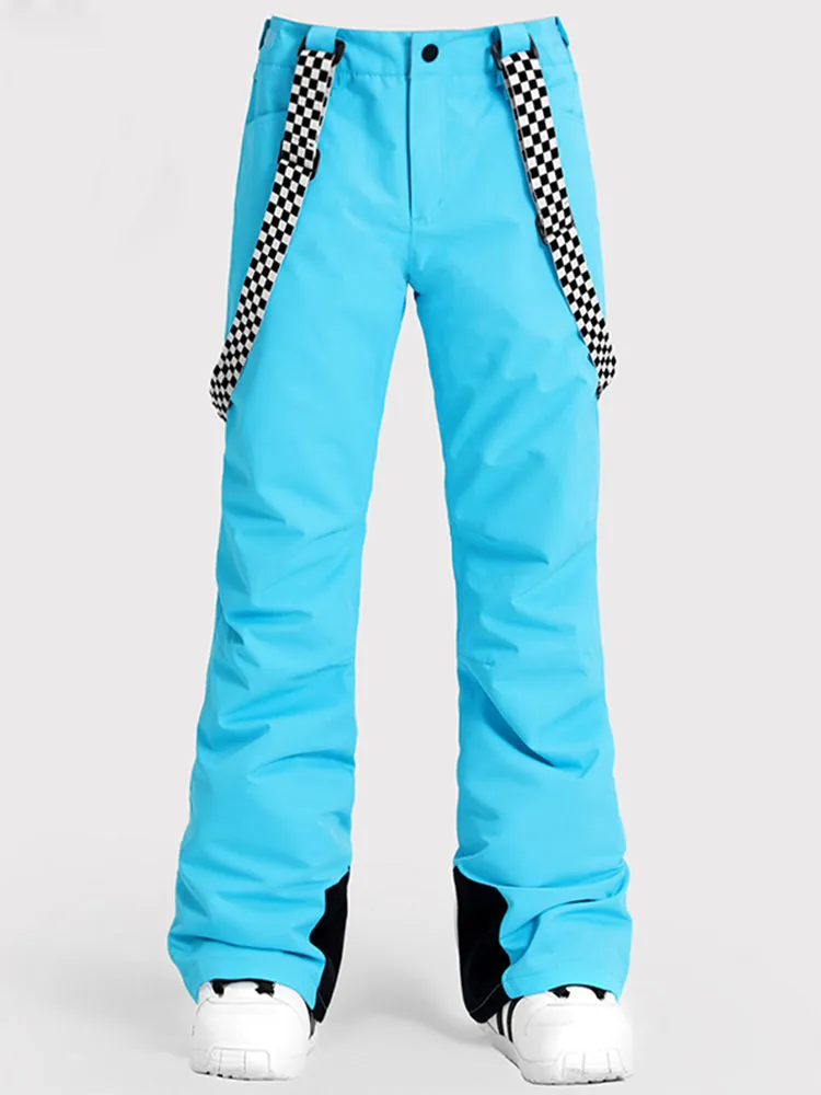 Women's Highland Bib Snowboard & Ski Cyan Pants