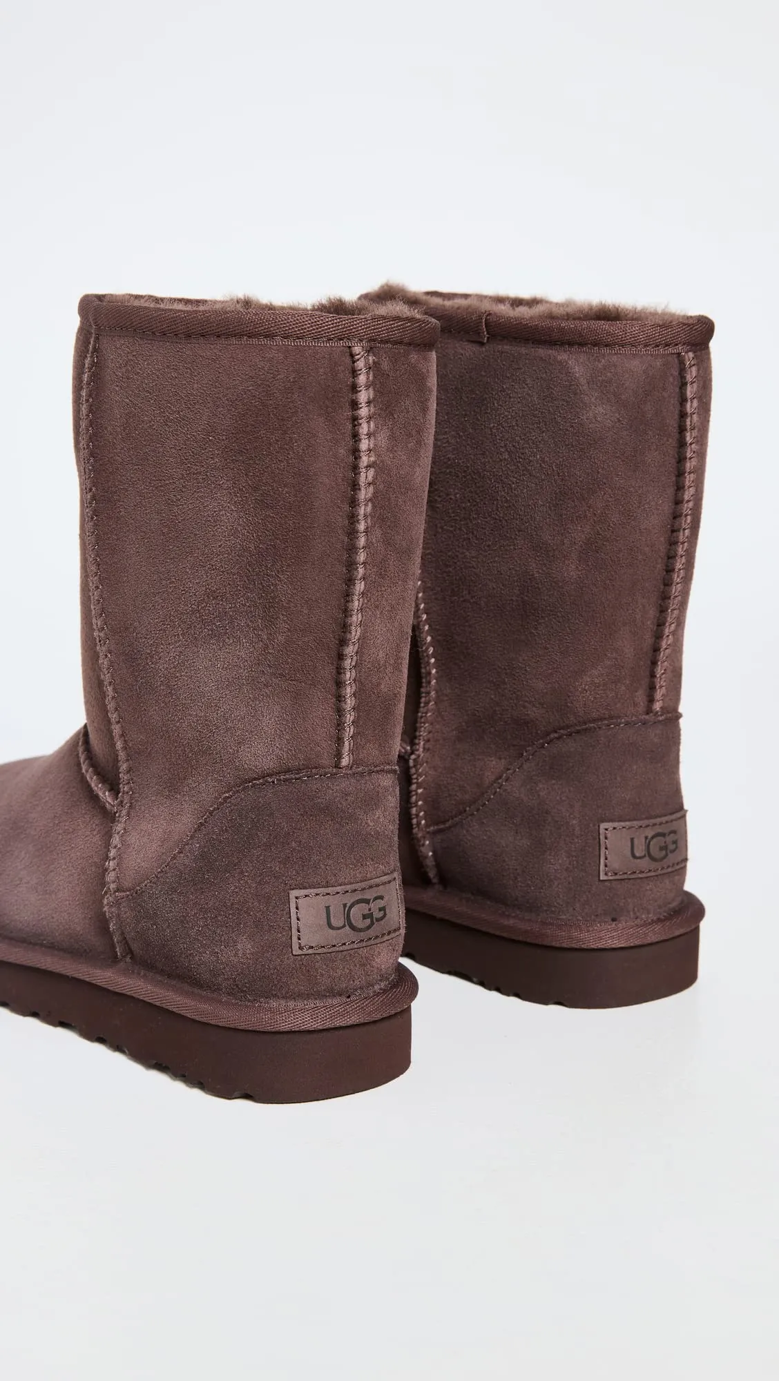 Women's Shoes UGG CLASSIC SHORT II Mid-Calf Sheepskin Boots 1016223 BURNT CEDAR