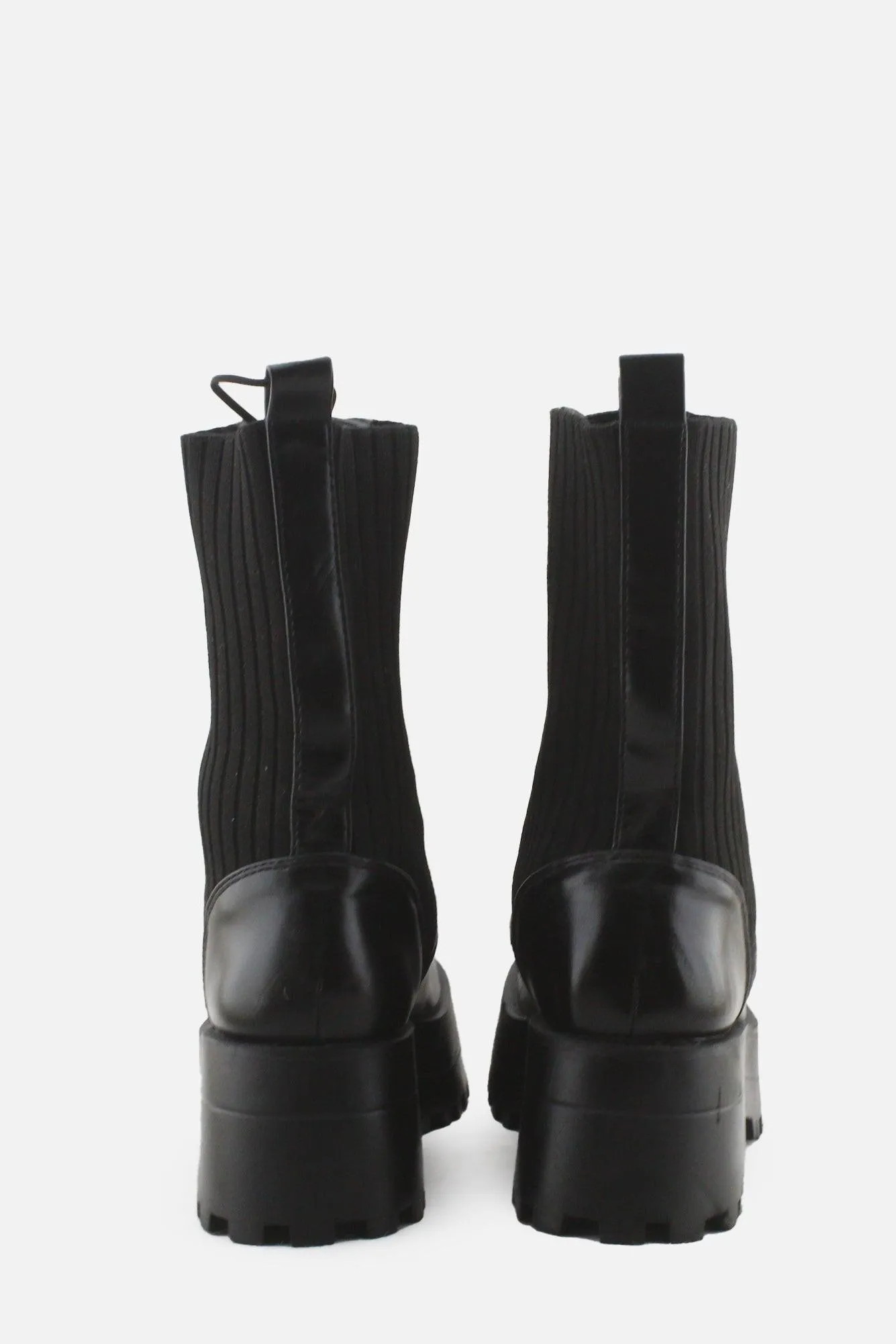 Zara Zipper Stretchable Combat Ankle Boots | 100% Authentic Leather