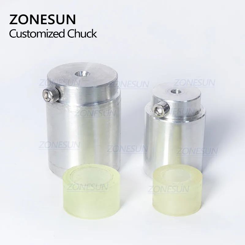 ZONESUN Customized Chuck Bottle Capping Head For Hand Held Screw Bottle Capping Machine