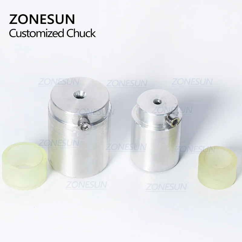 ZONESUN Customized Chuck Bottle Capping Head For Hand Held Screw Bottle Capping Machine