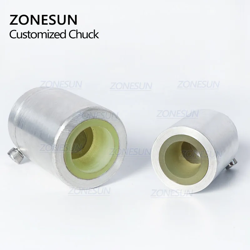 ZONESUN Customized Chuck Bottle Capping Head For Hand Held Screw Bottle Capping Machine